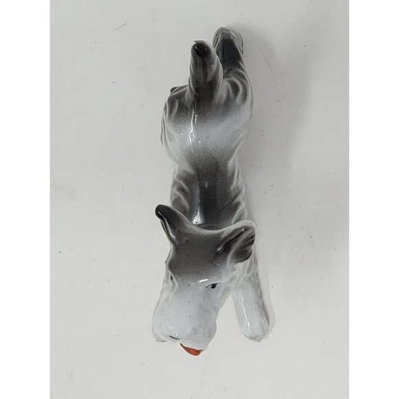 Vintage Porcelain Sottish‎ Terrier Scotty Dog Figurine Japan - Picture 5 of 10